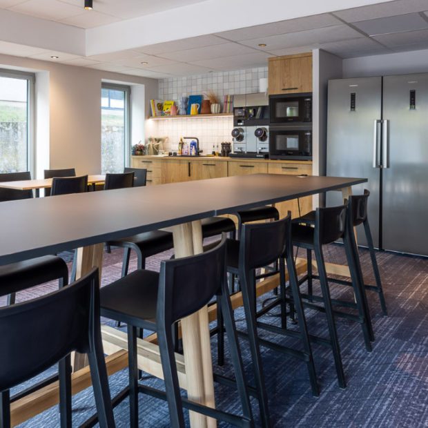 Location de bureaux professionnels équipés et flexibles 5 Whome - Espace de restauration - Location de bureaux Nantes